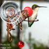 Window Wonder Hummer Feeder single tube version.